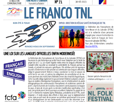 Bulletin Le Franco TNL 71