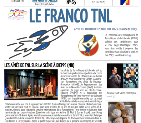 Bulletin Le Franco TNL 65