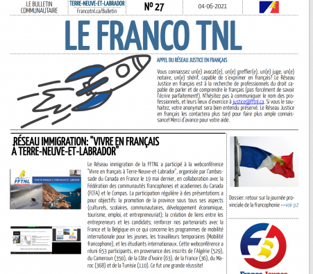 Bulletin Le Franco TNL 27