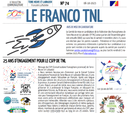 Bulletin Le Franco TNL 74
