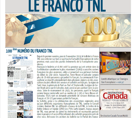 Bulletin Le Franco TNL 100