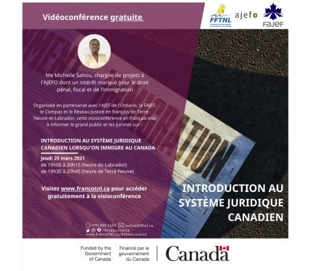 Webinaire : Introduction au système juridique canadien