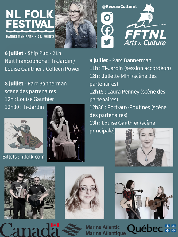 NL Folk Festival 2023 programmation francophone